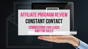 Constant Contact Affiliate Marketing Program Review