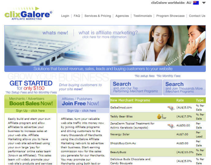 Clixgalore Affiliate Network