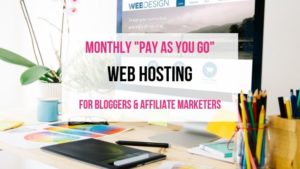 Pay As You Go Monthly Web Hosting